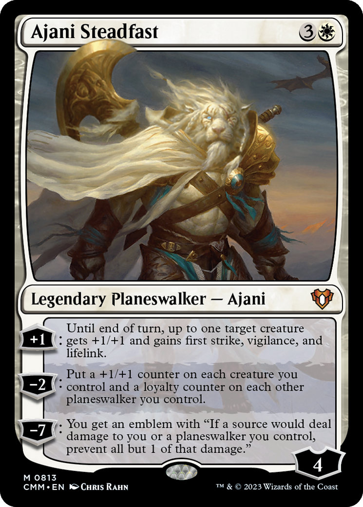 Ajani Steadfast [Commander Masters] | Card Merchant Takapuna