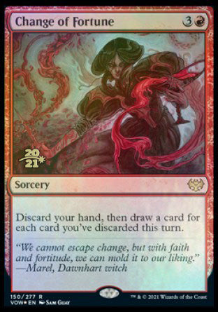 Change of Fortune [Innistrad: Crimson Vow Prerelease Promos] | Card Merchant Takapuna