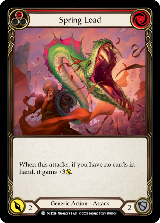 Spring Load (Red) [OUT219] (Outsiders) | Card Merchant Takapuna