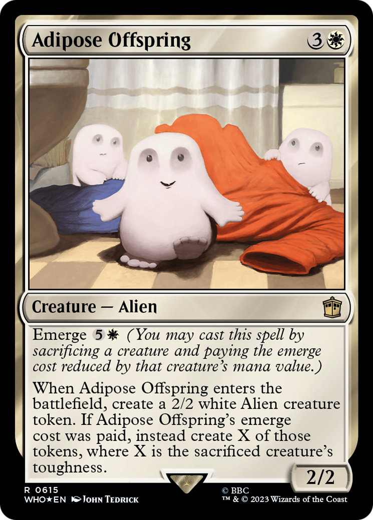 Adipose Offspring (Surge Foil) [Doctor Who] | Card Merchant Takapuna