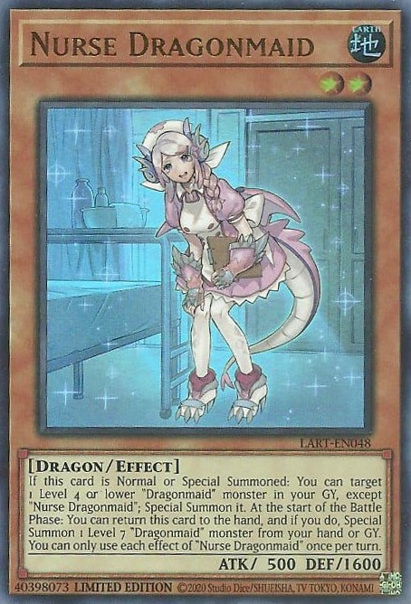 Nurse Dragonmaid [LART-EN048] Ultra Rare | Card Merchant Takapuna