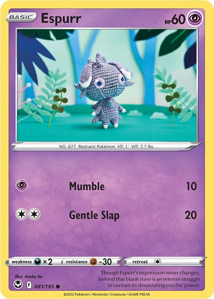 Espurr (081/195) [Sword & Shield: Silver Tempest] | Card Merchant Takapuna