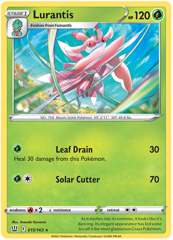 Lurantis (015/163) [Sword & Shield: Battle Styles] | Card Merchant Takapuna