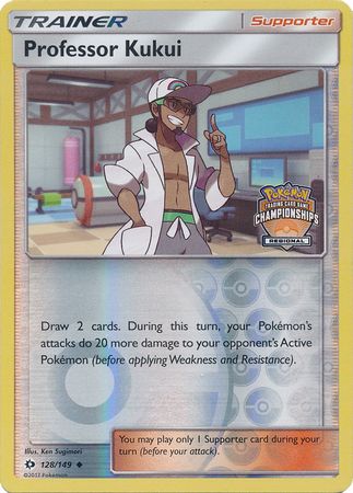 Professor Kukui (128/149) (Regional Championship Promo) [Sun & Moon: Base Set] | Card Merchant Takapuna