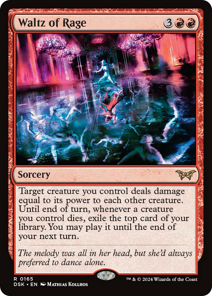 Waltz of Rage [Duskmourn: House of Horror] | Card Merchant Takapuna