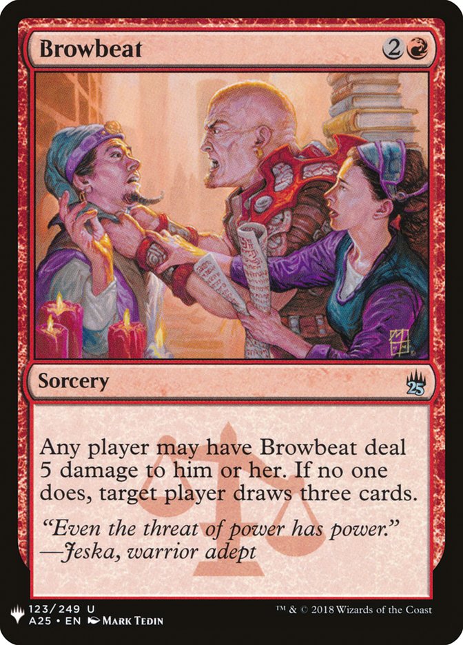 Browbeat [Mystery Booster] | Card Merchant Takapuna