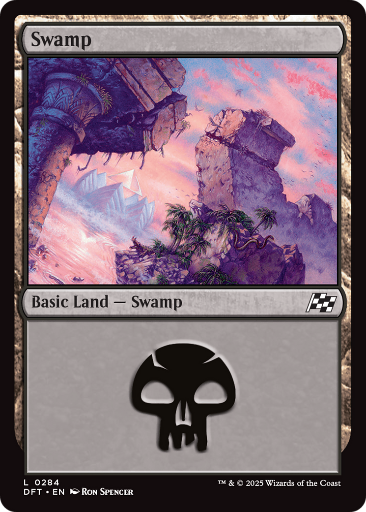 Swamp (0284) [Aetherdrift] | Card Merchant Takapuna