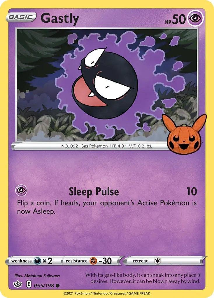 Gastly (055/198) [Trick or Trade] | Card Merchant Takapuna