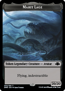 Insect // Marit Lage Double-Sided Token [Dominaria Remastered Tokens] | Card Merchant Takapuna