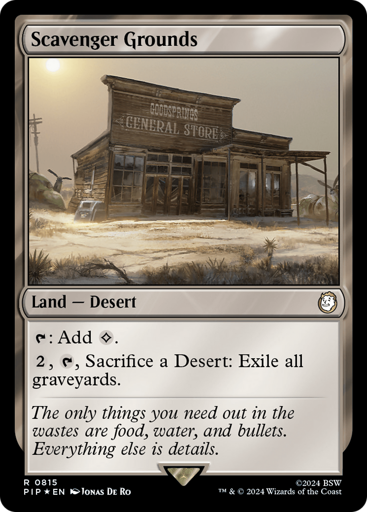 Scavenger Grounds (Surge Foil) [Fallout] | Card Merchant Takapuna