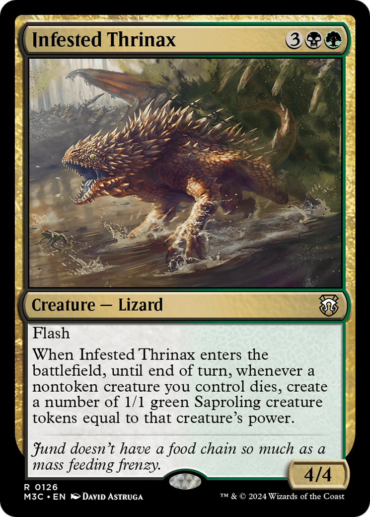 Infested Thrinax [Modern Horizons 3 Commander] | Card Merchant Takapuna