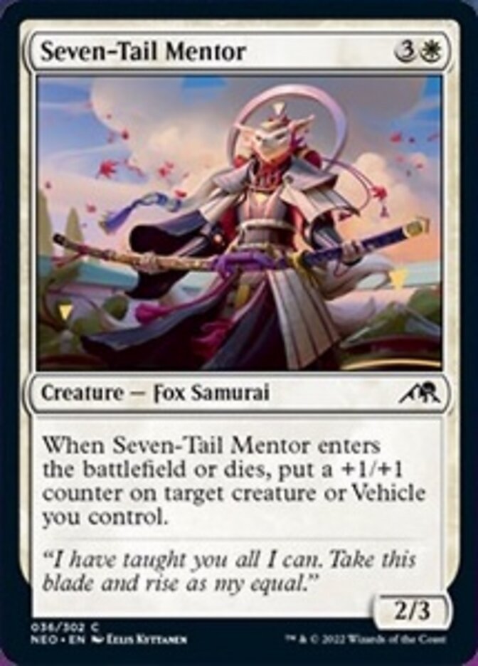 Seven-Tail Mentor [Kamigawa: Neon Dynasty] | Card Merchant Takapuna