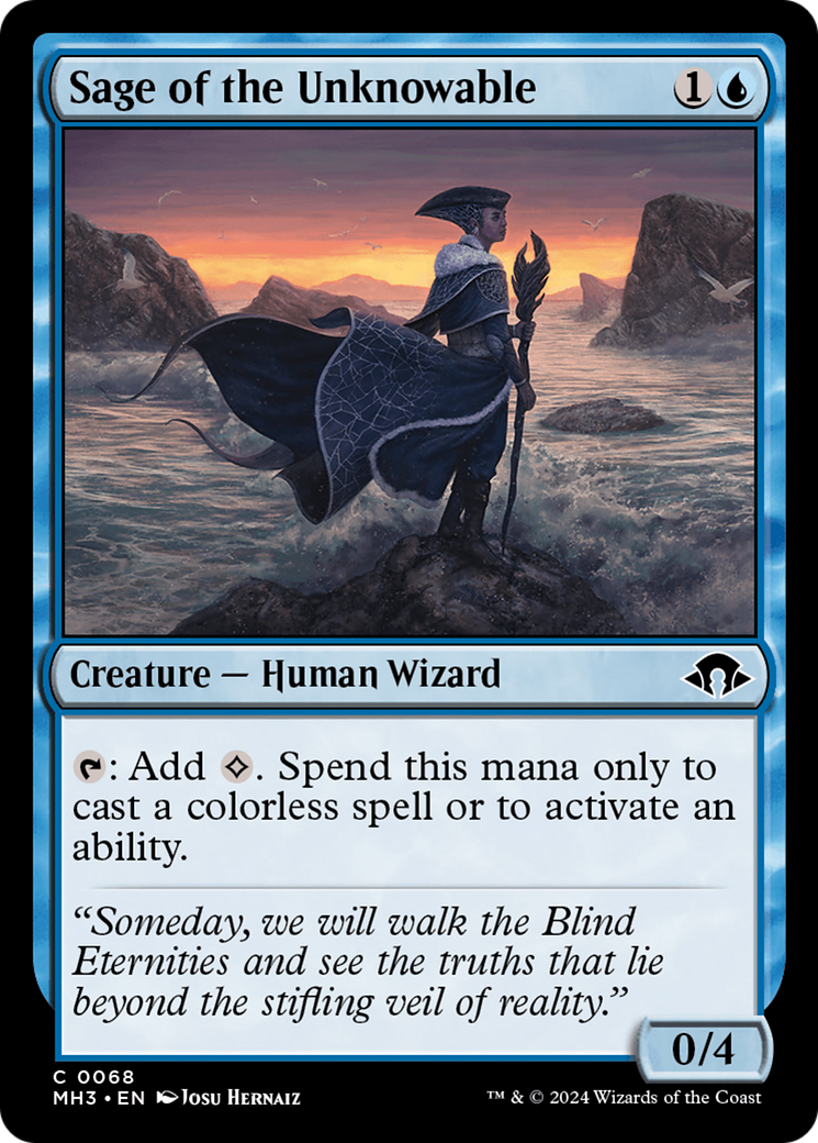 Sage of the Unknowable [Modern Horizons 3] | Card Merchant Takapuna