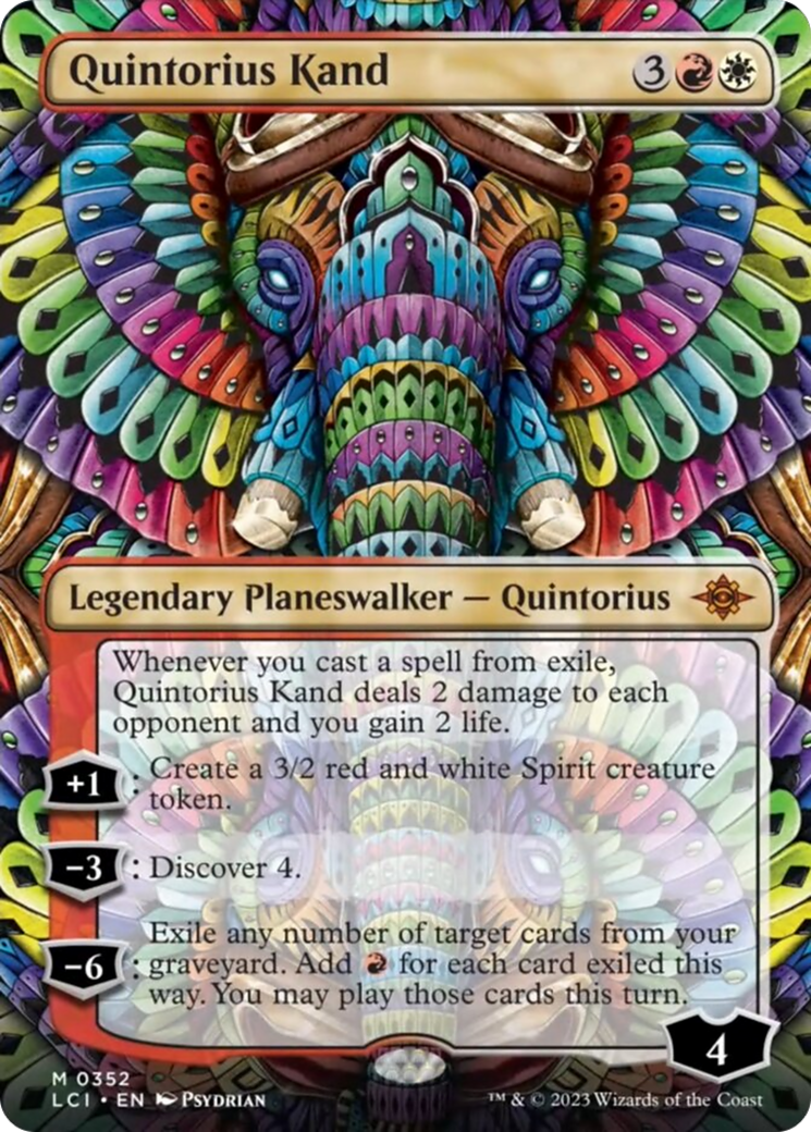 Quintorius Kand (0352) (Borderless) [The Lost Caverns of Ixalan] | Card Merchant Takapuna