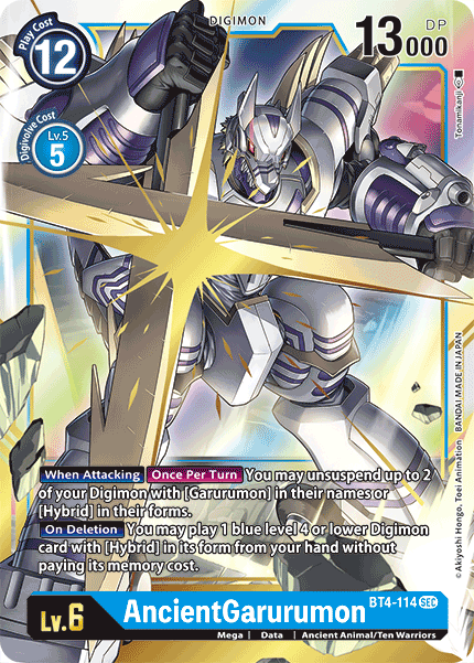 AncientGarurumon [BT4-114] [Great Legend] | Card Merchant Takapuna