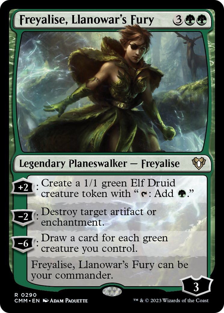 Freyalise, Llanowar's Fury [Commander Masters] | Card Merchant Takapuna