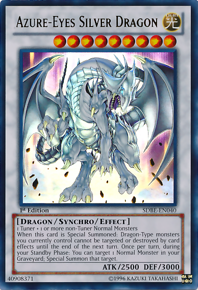 Azure-Eyes Silver Dragon [SDBE-EN040] Ultra Rare | Card Merchant Takapuna