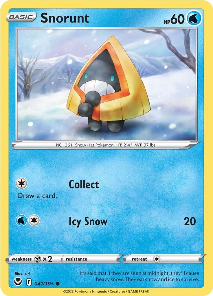 Snorunt (041/195) [Sword & Shield: Silver Tempest] | Card Merchant Takapuna