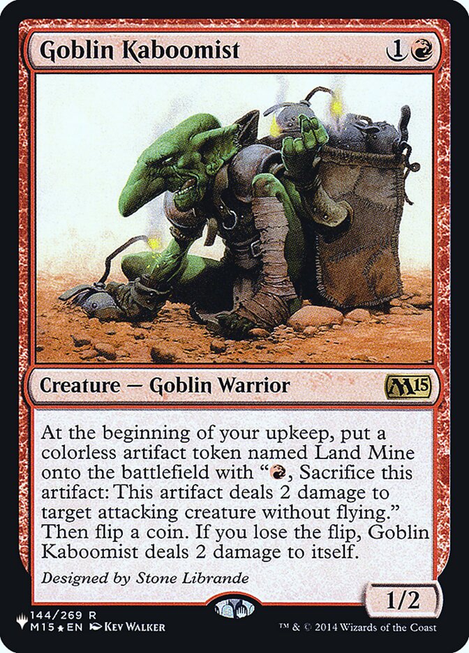 Goblin Kaboomist [Secret Lair: Heads I Win, Tails You Lose] | Card Merchant Takapuna