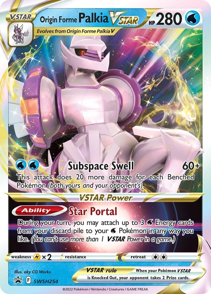 Origin Forme Palkia VSTAR (SWSH254) [Sword & Shield: Black Star Promos] | Card Merchant Takapuna