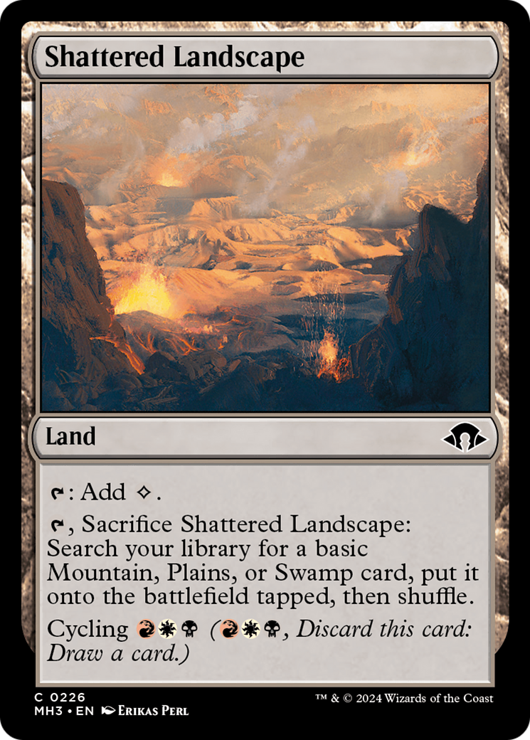 Shattered Landscape [Modern Horizons 3] | Card Merchant Takapuna