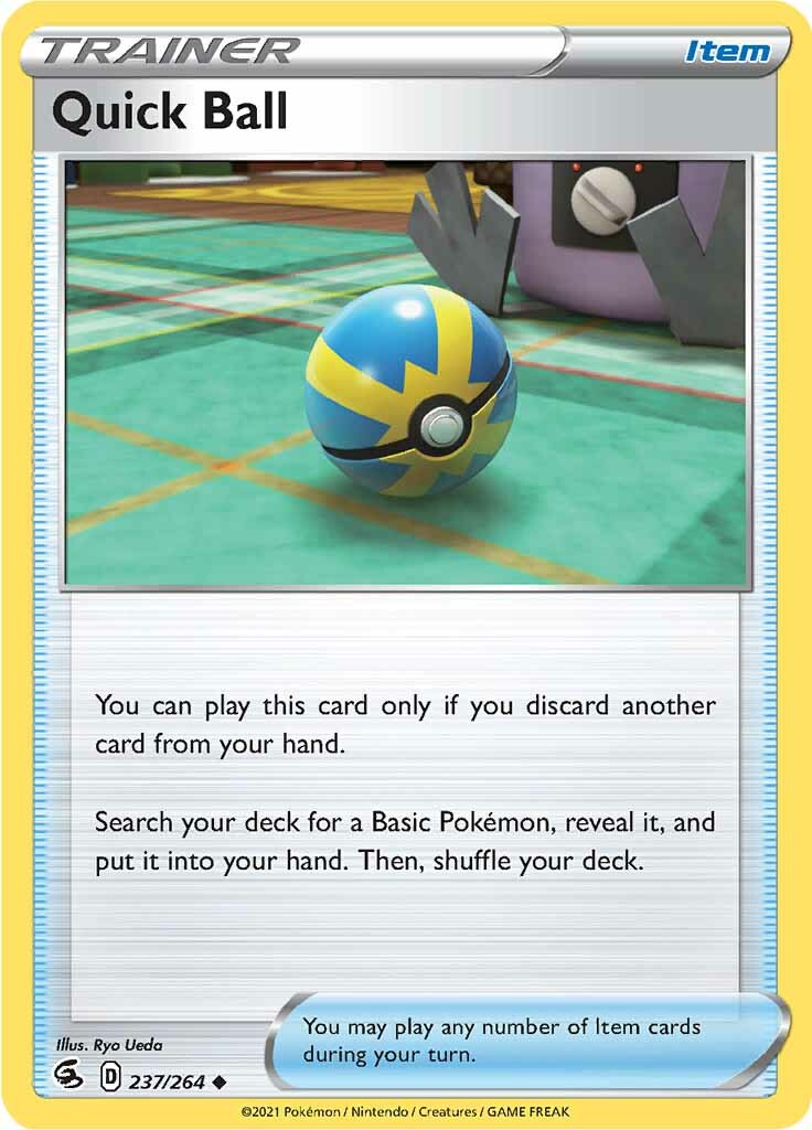 Quick Ball (237/264) [Sword & Shield: Fusion Strike] | Card Merchant Takapuna