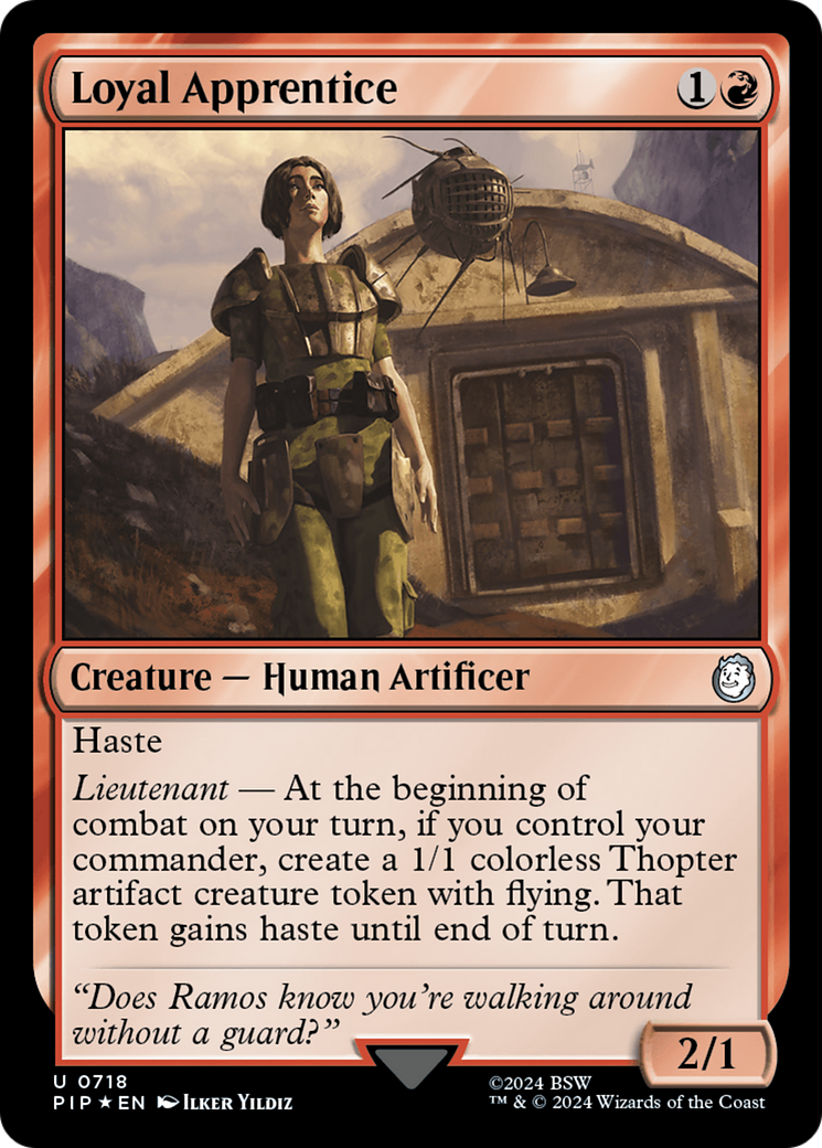 Loyal Apprentice (Surge Foil) [Fallout] | Card Merchant Takapuna