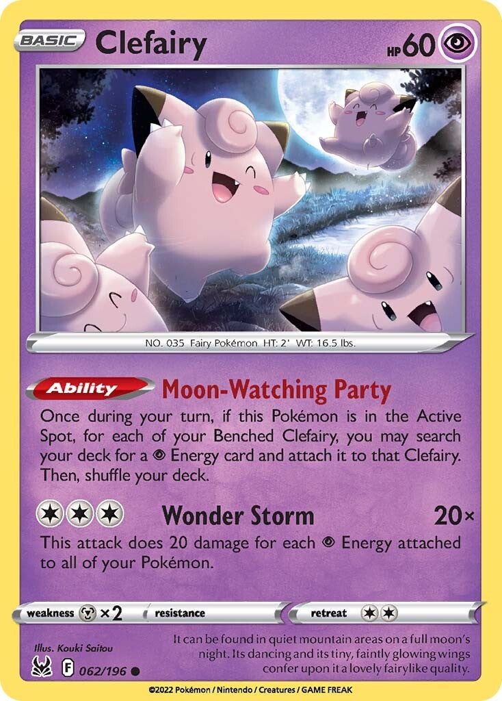 Clefairy (062/196) [Sword & Shield: Lost Origin] | Card Merchant Takapuna