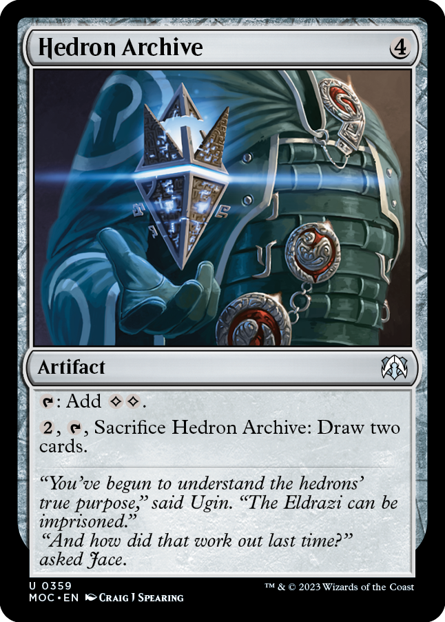 Hedron Archive [March of the Machine Commander] | Card Merchant Takapuna