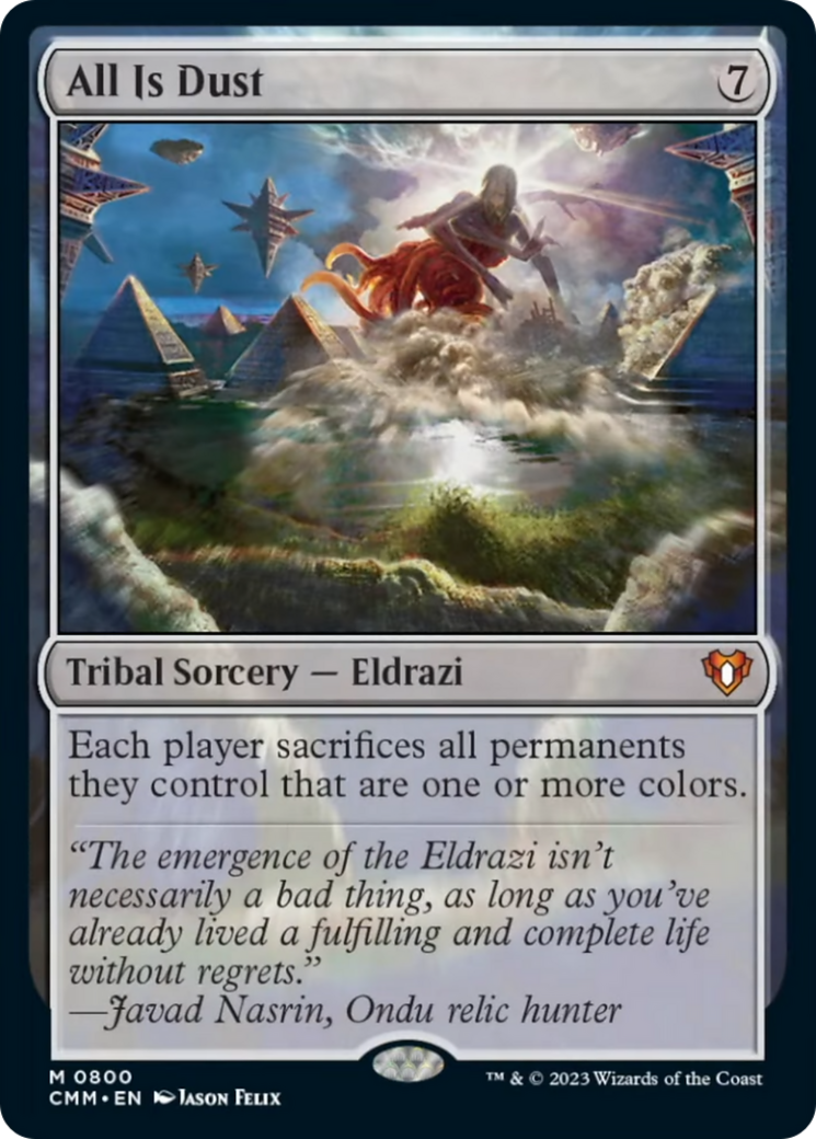 All Is Dust [Commander Masters] | Card Merchant Takapuna