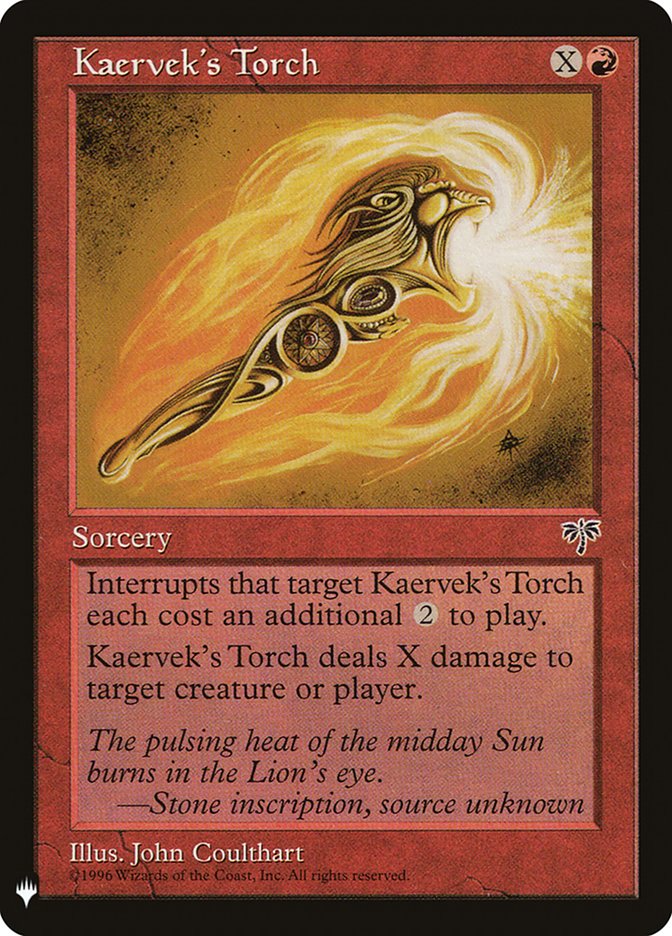 Kaervek's Torch [Mystery Booster] | Card Merchant Takapuna