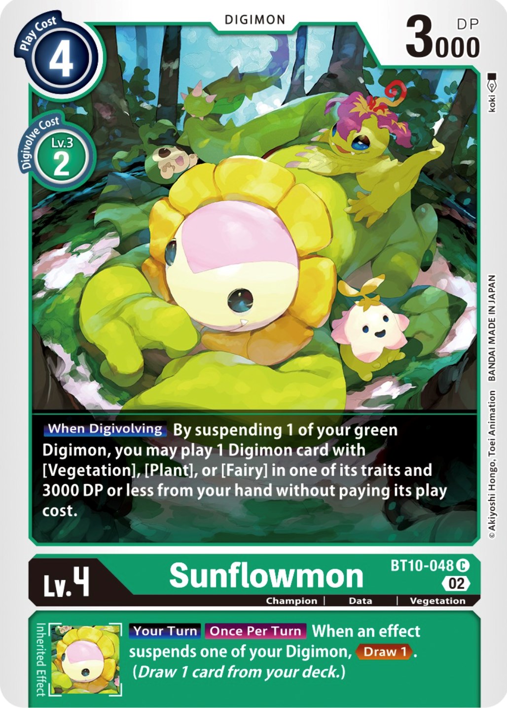 Sunflowmon [BT10-048] [Xros Encounter] | Card Merchant Takapuna