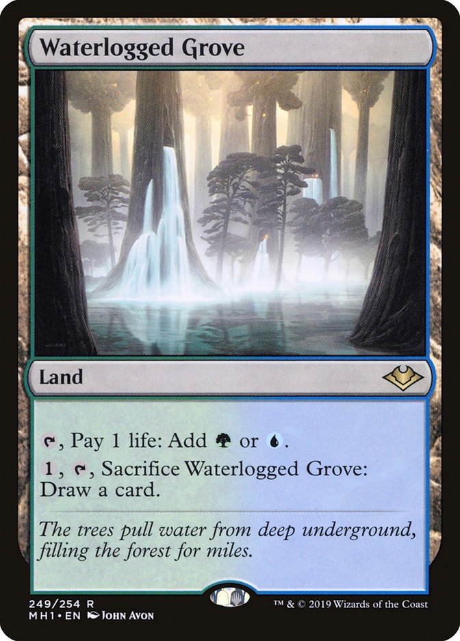 Waterlogged Grove [Modern Horizons] | Card Merchant Takapuna