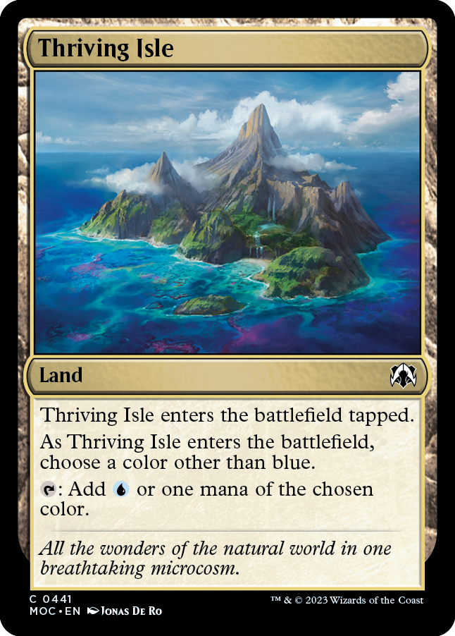 Thriving Isle [March of the Machine Commander] | Card Merchant Takapuna