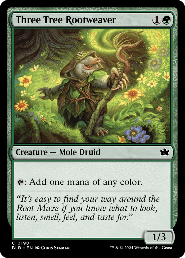 Three Tree Rootweaver [Bloomburrow] | Card Merchant Takapuna