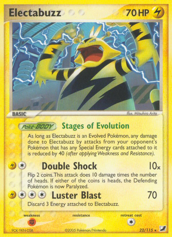 Electabuzz (22/115) [EX: Unseen Forces] | Card Merchant Takapuna