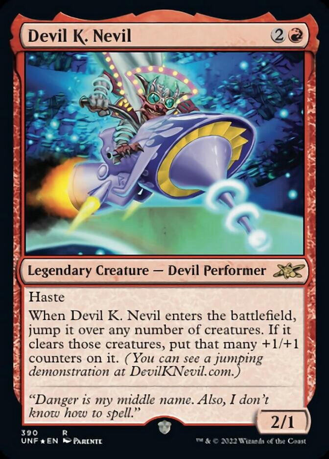 Devil K. Nevil (Galaxy Foil) [Unfinity] | Card Merchant Takapuna