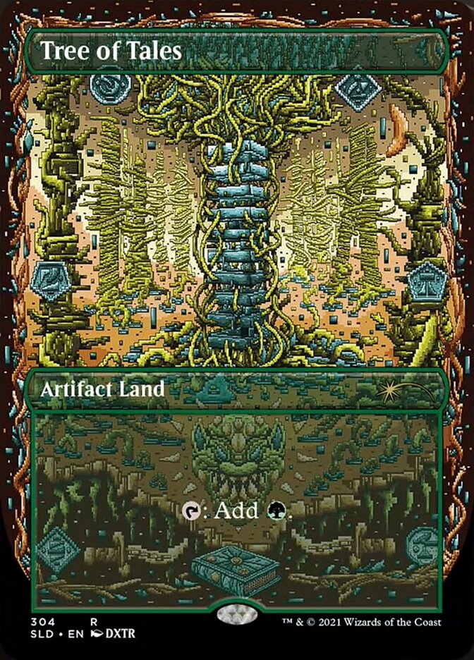 Tree of Tales (Borderless) [Secret Lair Drop Series] | Card Merchant Takapuna