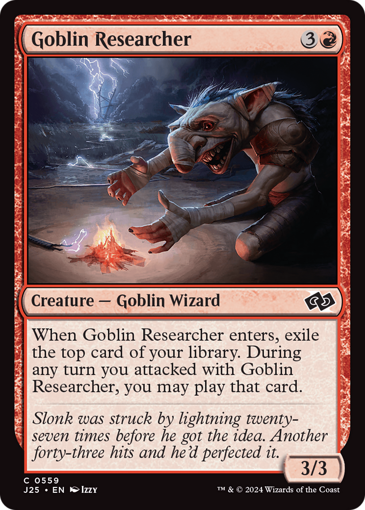 Goblin Researcher [Foundations Jumpstart] | Card Merchant Takapuna