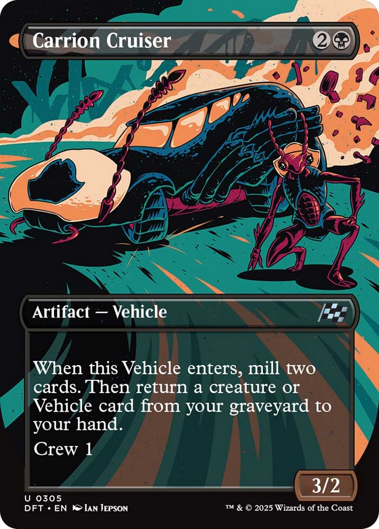 Carrion Cruiser (Borderless) [Aetherdrift] | Card Merchant Takapuna