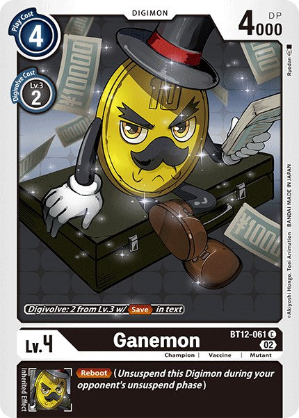 Ganemon [BT12-061] [Across Time] | Card Merchant Takapuna