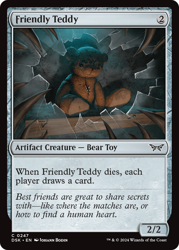 Friendly Teddy [Duskmourn: House of Horror] | Card Merchant Takapuna