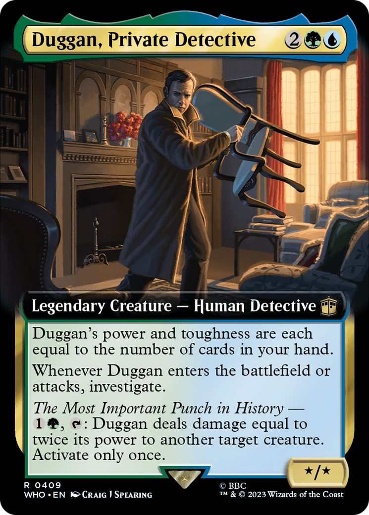 Duggan, Private Detective (Extended Art) [Doctor Who] | Card Merchant Takapuna