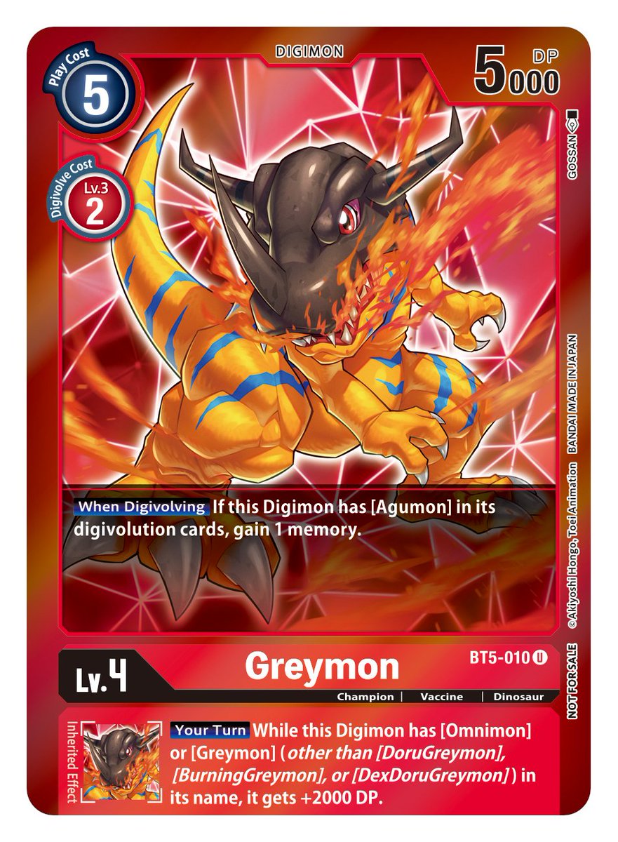 Greymon [BT5-010] (Event Pack 2) [Battle of Omni] | Card Merchant Takapuna