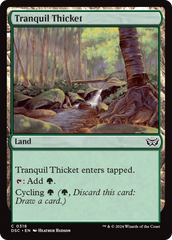 Tranquil Thicket [Duskmourn: House of Horror Commander] | Card Merchant Takapuna