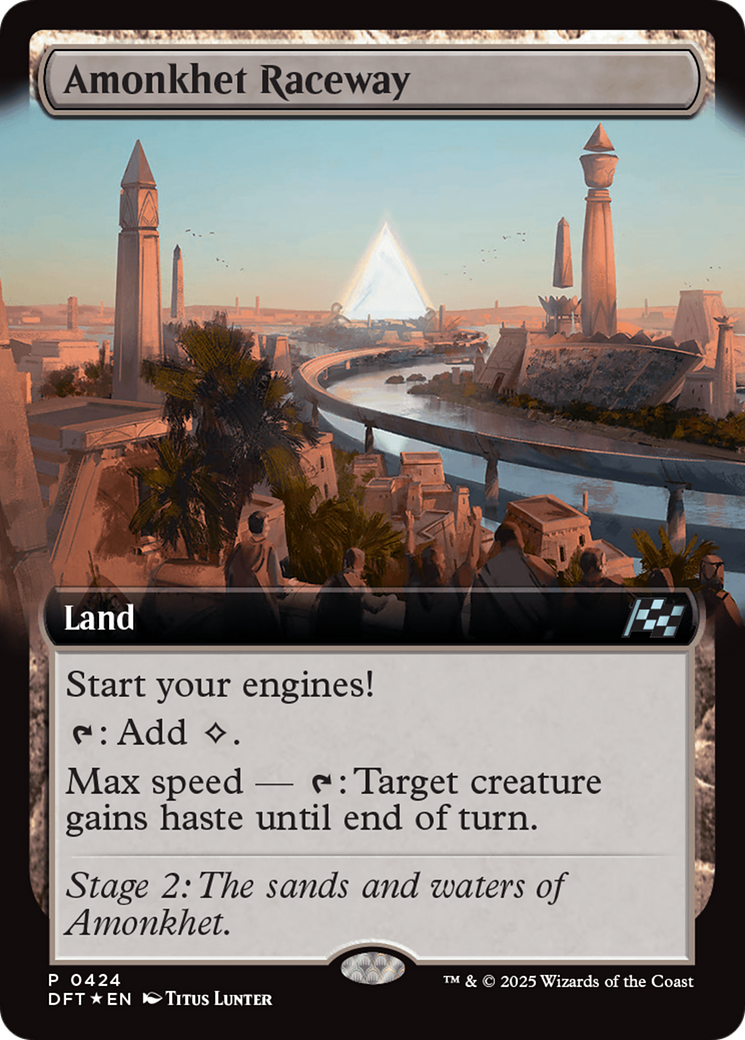 Amonkhet Raceway (Extended Art) [Aetherdrift] | Card Merchant Takapuna