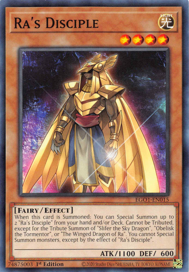 Ra's Disciple [EGO1-EN015] Common | Card Merchant Takapuna