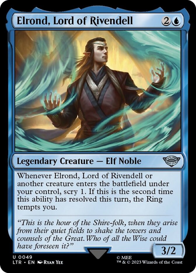 Elrond, Lord of Rivendell [The Lord of the Rings: Tales of Middle-Earth] | Card Merchant Takapuna