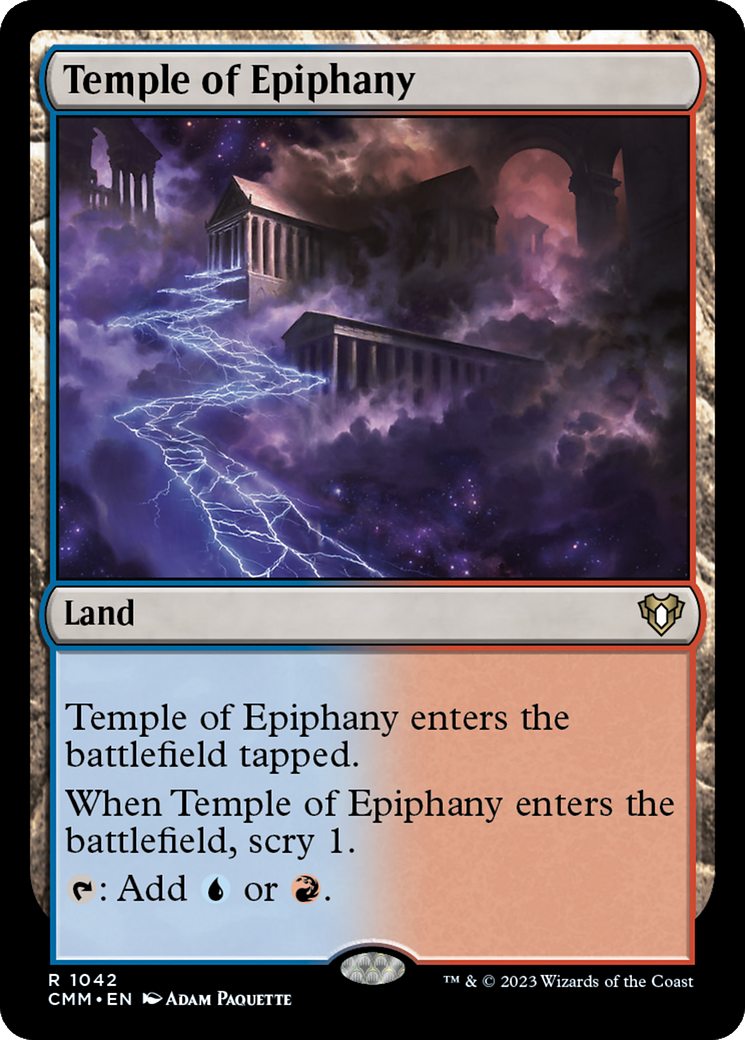 Temple of Epiphany [Commander Masters] | Card Merchant Takapuna