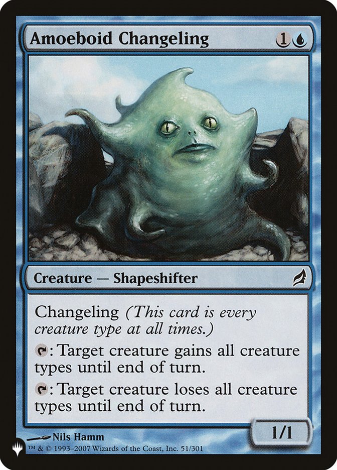 Amoeboid Changeling [The List] | Card Merchant Takapuna